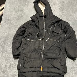 Orolay Coat Womens Medium Zip front Thickened Down Jacket Hooded Winter